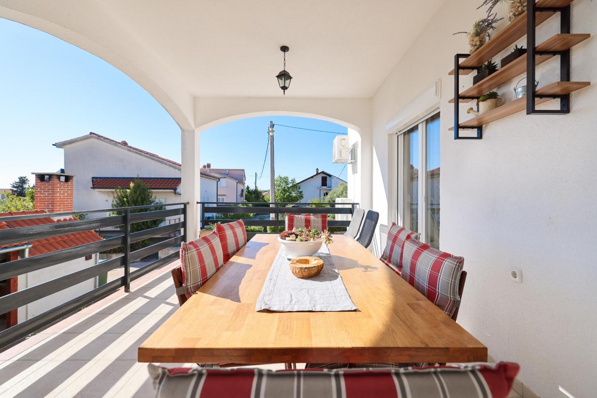 Apartment Pantalon, Big Terrace And Free Parking Задар Екстер'єр фото